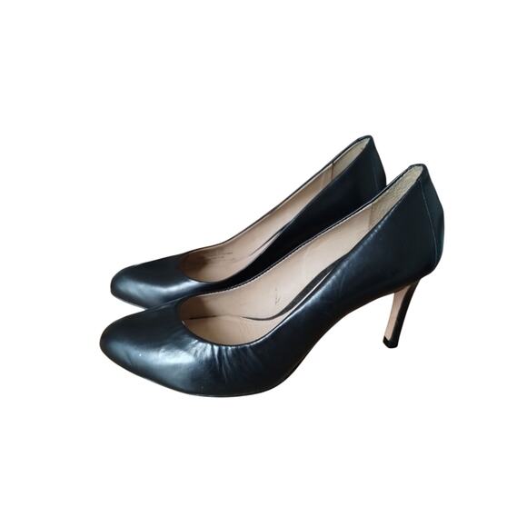 Antonio MELANI Women's size 6½M Paton Leather Black Classic Old Money Pump Heel - Picture 6 of 7